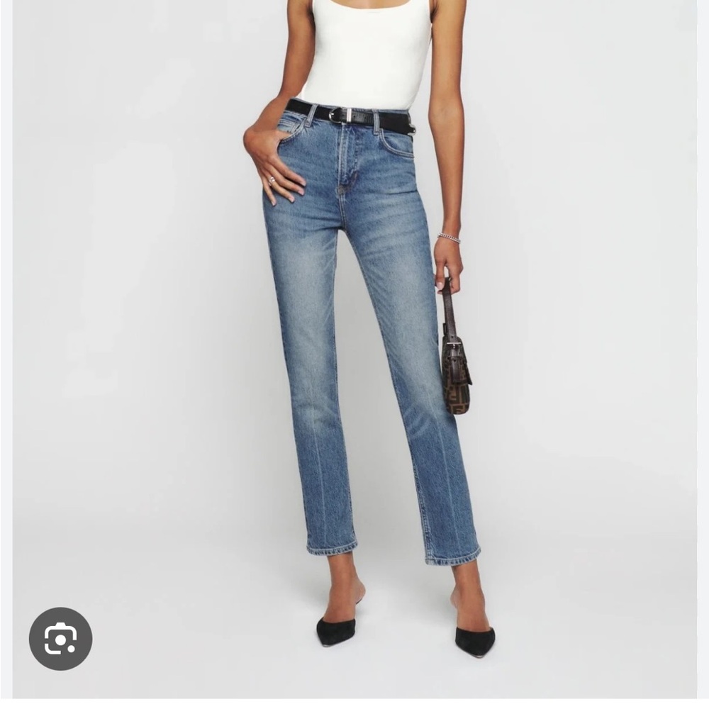 Reformation Lisa Ultra High Rise Straight Jeans